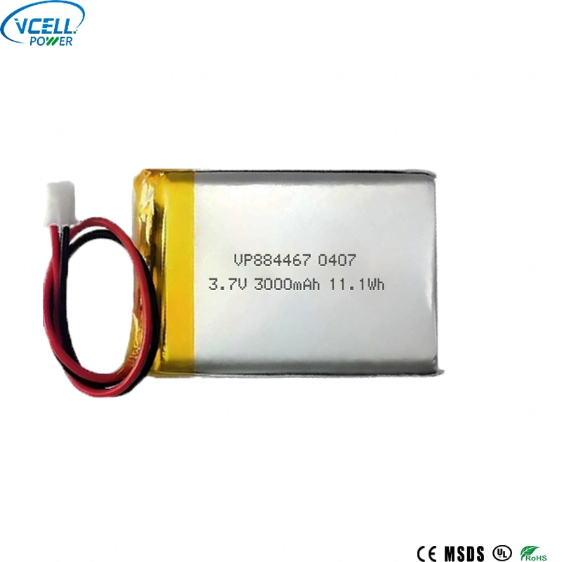 3000mah 3.7v 884467 LiPO 충전지
