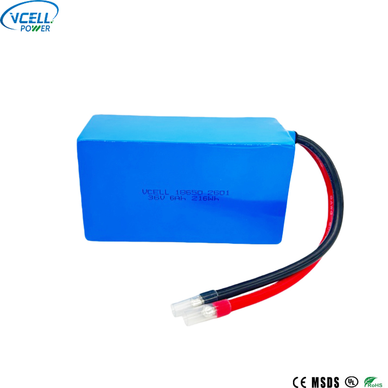 36V 6000mAh 10S3P 18650 리튬 이온 배터리