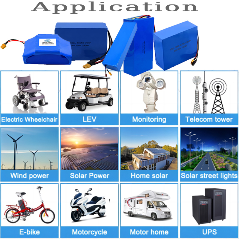 24V 3600mAh 26650 LiFePO4 Rechargeable Battery Pack